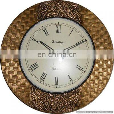 New Modern Design Mosaic Metal Clock photo-3