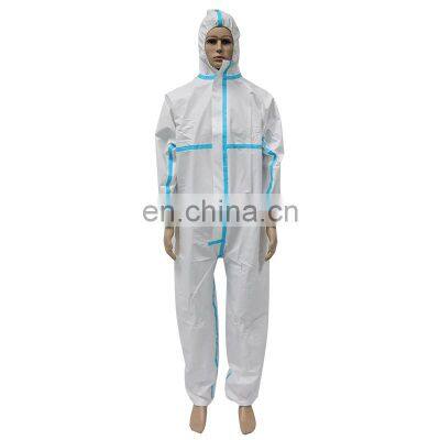 Antistatic Protective Coveralls Type 4/5/6 Disposable Coverall Stitched with tape