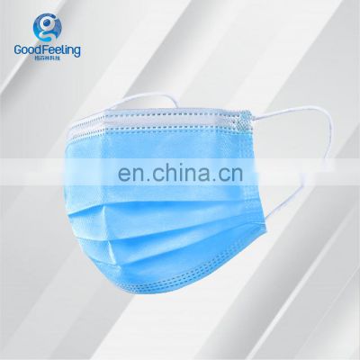 Medical Disposable Mask Meltblown Nonwoven Hospital 3Ply BFE 98 Medical Disposable Face Mask Wholesale Mascarillas