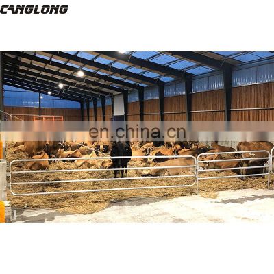 Steel structural building fabrication poultry farm shed for pig/cow/goat in china