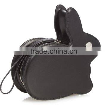 Lovely Bunny Genuine Leather Clutch Eye Catching Fashion Ladies Evening Clutch Bag Rabbit Leather Party Purse Made in China photo-3