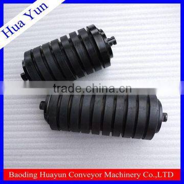 rubber coated conveyor rollers for mining gravity conveyor rollers