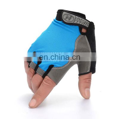 New Products Wholesale Custom Anti-Slip Half Finger Bike Cycling Gloves