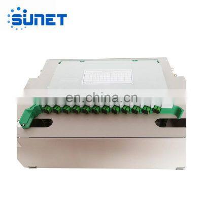 FTTH 1U 2U 4U 19'' 24 48 Ports Metal Fiber Optic Terminal Box Enclosure ODF photo-2