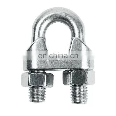 JRSGS Wholesale 3mm - 26mm Rigging Hardware Galvanized/ Stainless Steel DIN 741 Wire Rope Clip Cable Clamp photo-2