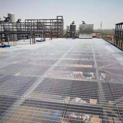 Galvanized grid plate platform steel grid plate Q235 steel grid plate absorption oxidation platform grid plate