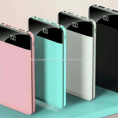 thin phone chargers power banks with digital display