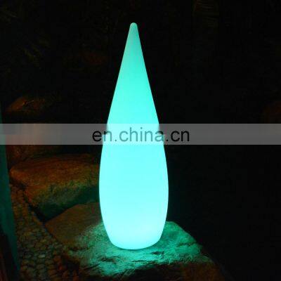 modern floor light outdoor plastic /led decorative lights color changed plastic led floor high standing lamps home decor