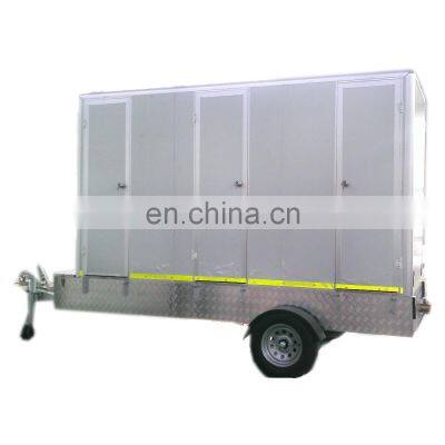 Hot Sale Biodegradable Landwasher Mobile Environmental Container Toilet With Trailer