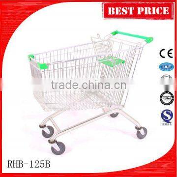 attractive designs shopping trolley smart cart(RHB-125B)