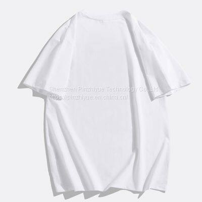 China Supplier Customize Bielastic Spandex Cotton White t Shirt T-shirt for Sale photo-3