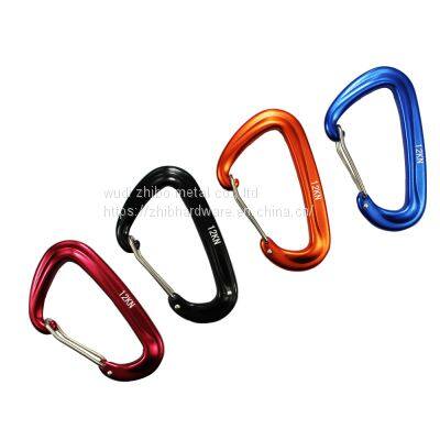 12KN 7075 aviation aluminum carabiner