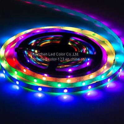 DC5V 9W/M PCB8MM SMD5050 RGB Flexible LED Light Strip Decor Ambient Lighting SK6812 LED Strip photo-4