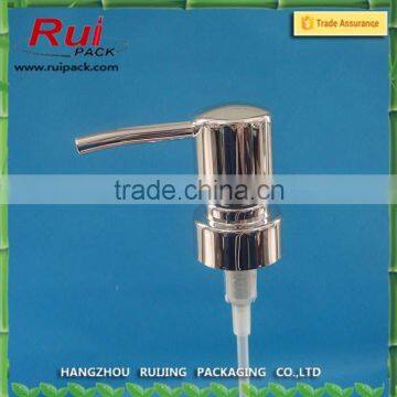 24mm 28mm metal lotion pump , silver color stainless steel cream dispensers                        
                                                                                Supplier's Choice