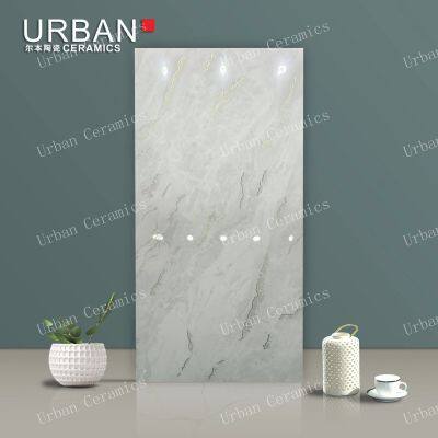 Qingdao Gloden 600X1200mm Ceramic Glossy Glazed Polished Porcelain Floor Wall Tile