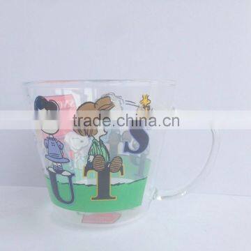 Borosilicate glass coffee cup with handle,shot glass coffee cup with logo,small glass coffee cup