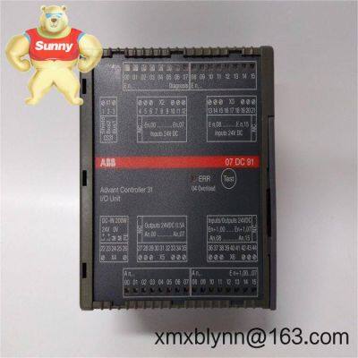 ABB 07DC91 (GJR5251400R0202) – Digital control/communication module for legacy Procontrol/Advant 07-series systems