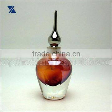 high quality 70ml orange mercury glass perfume bottle