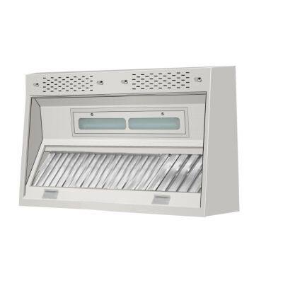 Premium Open-Kitchen Exhaust Hood With Fresh Air for Hotel & Restaurant Kitchens