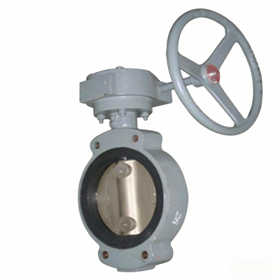 Center Type Marine Wafer Butterfly Valve Gear Drive GB/T 3036-94 photo-3