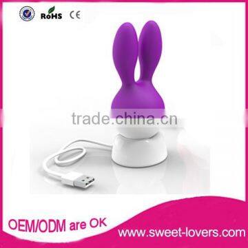 Factory New Design Silicone Erotic Toys Magic Wand Massager Stimulation Wand Vibrator photo-3