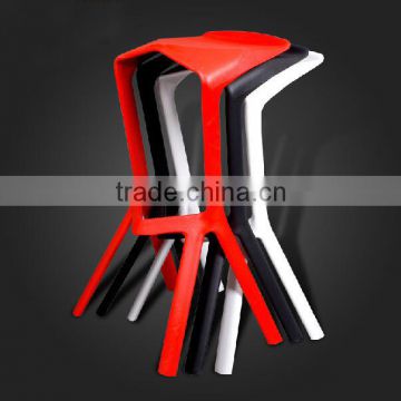 modern stackable shark mouth chair / bar stool