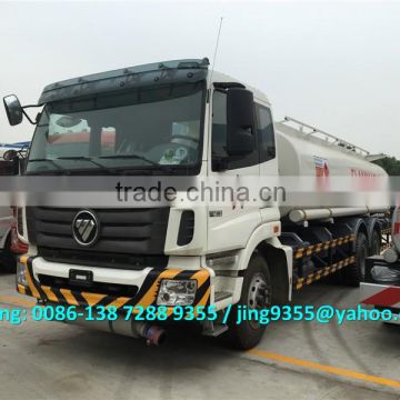 Foton Auman 6x4 fuel tanker 20000L tanker capacity with 6 compartments on sale in Rwanda