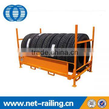 Durable iron metal rack for tires storage