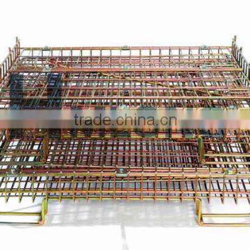 Foldable Galvanized Metal Security Wire Mesh Storage Roll Cage photo-4