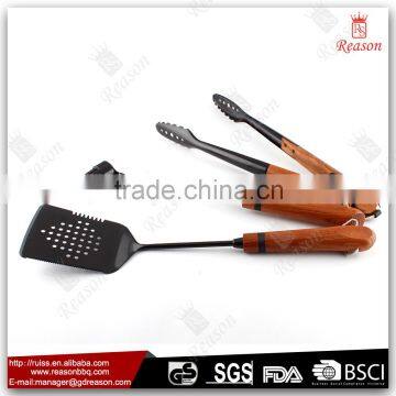 New & Excellent Quality Wooden Handle BBQ Tool Set, For Barbecue