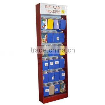 Wallet peg cardboard display