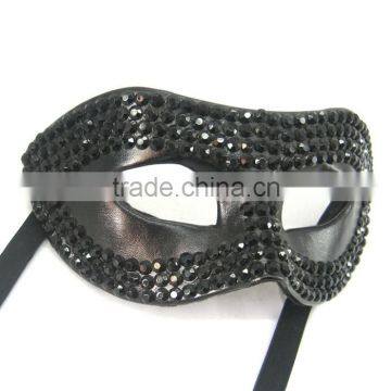 Custume Carnival Accessories HT-HF019 Plastic Half Face Party Eye Mask and Custom Eye Mask