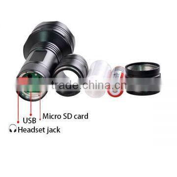 High Quality Video Camera Function 3 LED Flashlight Camera photo-5