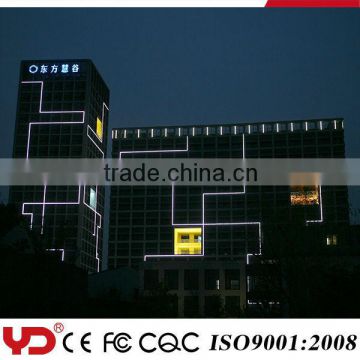 CE UL FCC outline IP 68 V-0 RGB led string light with lens for buildings