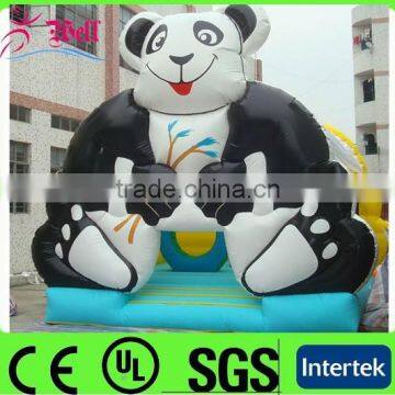 panda inflatable bouncer / inflatable bouncy castle / sale cheap bouncy castle