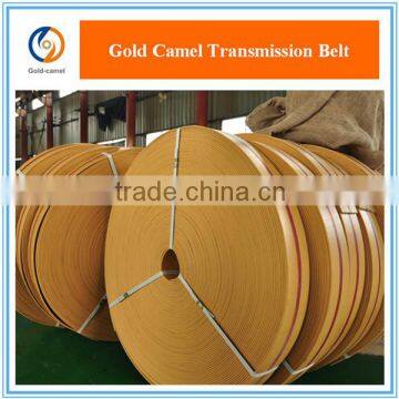 High efficiency cotton power transmission flat belt