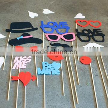 New Year Funny Photo Booth Props Hat Mustache On A Stick Wedding Birthday Party Favor