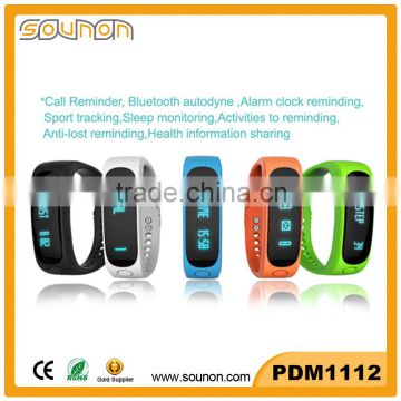 Sounon New Style Smart Sport Bracelet, APP Power Sensor Smart Pedometer, Smart Bluetooth Bracelet