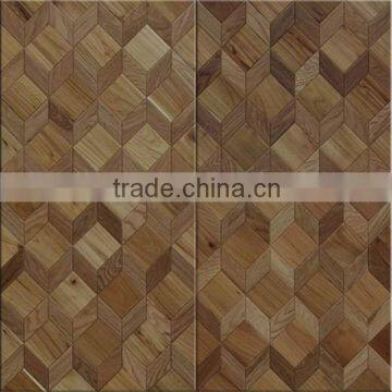 3D art parquet oak hardwood flooring