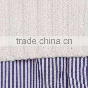 2016 New Latest Design Shirt Hem Rib Knit HSS3008 photo-4