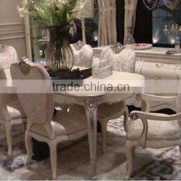 French style royal classical dining room sets D1048