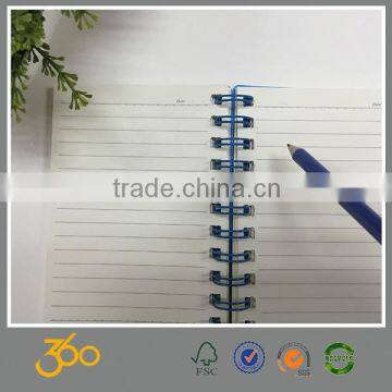 High quality A4 personalized notebook printing , spiral notebook wholesale