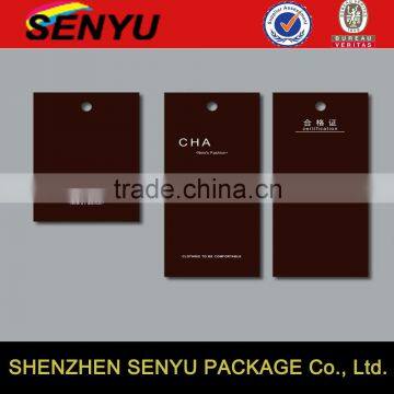 Recycled Material, Apparel Industry Use Paper Hangtag Labels Design With Hole photo-2