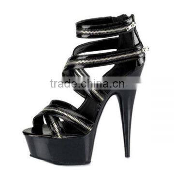 High Heel Women Shoes Platform Gladiator Shoes Sexy Women Pump Shoes Cross Ankle Stripper Sandals Fashion Pole dancing shoes