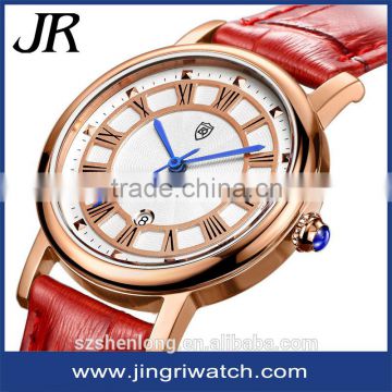 Brand own ladies watches watch stainless steel back water resistant geneva automatic watch