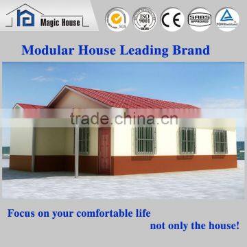 Low price portable cabin house , windproof prefab villa house for sale