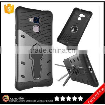 New arrival Durable Armor case for Huawei Honor 5C Hybrid TPU PC Impact-resist back cover case with active kickstand