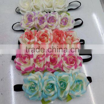 HL013 Fashion Women Tiara Flower Garland Crown Headband Wedding Garland Crown Hairband Beach photo-2