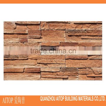 Exterior artificial stone finish rock chip facade wall tile hot sale in Japan                        
                                                Quality Choice