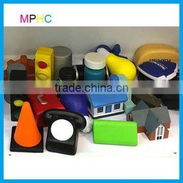 CE standard Various Designs Road Sign Promotional PU Foam Anti Stress Toys